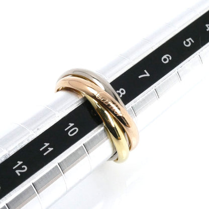 CARTIER カルティエ K18YG イエローゴールド K18PG ピンクゴールド K18WG トリニティ スモール リング・指輪 B4235149 9号 49 5.6g レディース【中古】【美品】