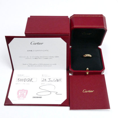 CARTIER カルティエ K18YG イエローゴールド K18PG ピンクゴールド K18WG トリニティ スモール リング・指輪 B4235149 9号 49 5.6g レディース【中古】【美品】