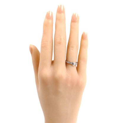 CHANEL シャネル Pt950プラチナ カメリア リング・指輪 J11885 ダイヤモンド 9.5号 50 3.7g レディース【中古】