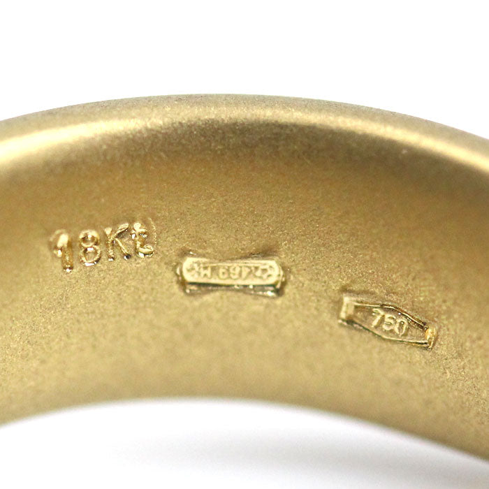 Pomellato ポメラート K18YG イエローゴールド ドゥーナ リング・指輪 13.5号 12.6g レディース【中古】【美品】