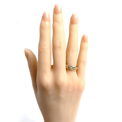 CARTIER カルティエ K18YG イエローゴールド K18PG ピンクゴールド K18WG トリニティ リング・指輪 14号 54 3.8g レディース【中古】【美品】