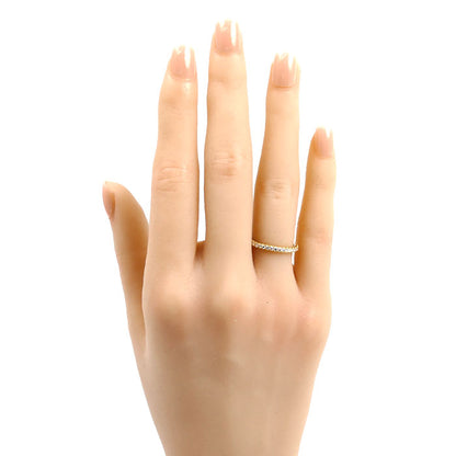 TIFFANY&Co. ティファニー K18YG イエローゴールド ソレスト ハーフエタニティ リング・指輪 60004153 ダイヤモンド 9号 2.2g レディース【中古】【美品】
