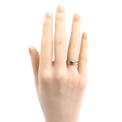 CARTIER カルティエ K18YG イエローゴールド K18PG ピンクゴールド K18WG トリニティ スモール リング・指輪 B4235147 8号 47 3.6g レディース【中古】【美品】