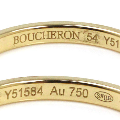 Boucheron ブシュロン K18YG イエローゴールド キャトル クルドパリ スモール リング・指輪 JAL01165 13.5号 54 2.2g レディース【中古】