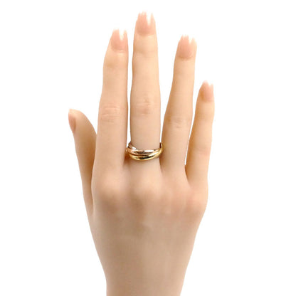 CARTIER カルティエ K18YG イエローゴールド K18PG ピンクゴールド K18WG トリニティ リング・指輪 B4086154 14号 54 5.2g レディース【中古】【美品】