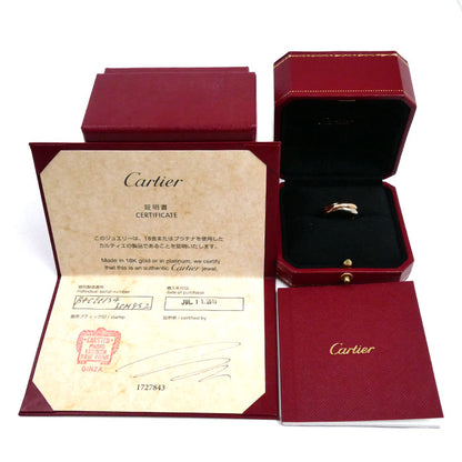CARTIER カルティエ K18YG イエローゴールド K18PG ピンクゴールド K18WG トリニティ リング・指輪 B4086154 14号 54 5.2g レディース【中古】【美品】