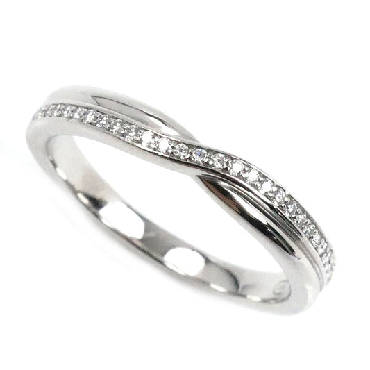 HARRY WINSTON ハリーウィンストン Pt950プラチナ トリスト ワンロウ リング・指輪 WBDPRD1RTST ダイヤモンド 17.5号 5.9g ユニセックス【中古】【美品】