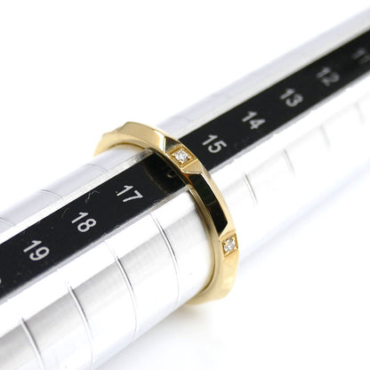 TIFFANY&Co. ティファニー K18YG イエローゴールド トゥルー バンド リング・指輪 ダイヤモンド 16.5号 3.8g レディース【中古】【美品】