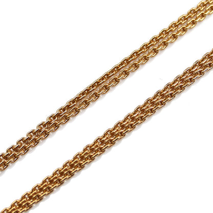 TIFFANY&Co. ティファニー K18PG ピンクゴールド ハードウェア ダブル リンク ラージ ネックレス 63982326 13.4g 40cm レディース【中古】【美品】