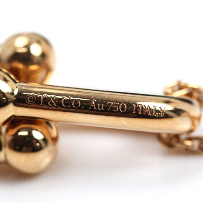 TIFFANY&Co. ティファニー K18PG ピンクゴールド ハードウェア ダブル リンク ラージ ネックレス 63982326 13.4g 40cm レディース【中古】【美品】