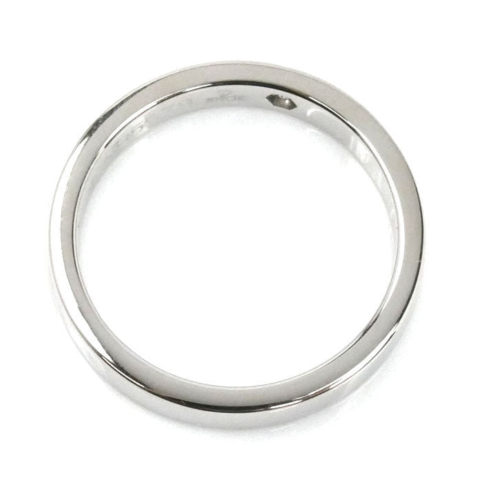 CARTIER カルティエ Pt950プラチナ エングレーブド リング・指輪 B4051351 ダイヤモンド 11号 51 5.1g レディース【中古】【美品】