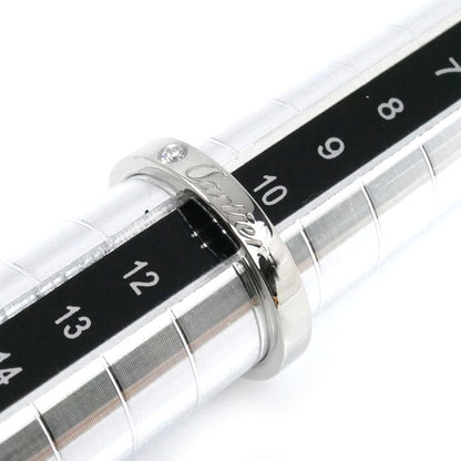 CARTIER カルティエ Pt950プラチナ エングレーブド リング・指輪 B4051351 ダイヤモンド 11号 51 5.1g レディース【中古】【美品】