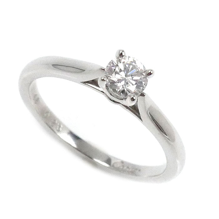 CARTIER カルティエ Pt950プラチナ ソリテール リング・指輪 N4135948 ダイヤモンド0.23ct 8号 48 2.7g レディース【中古】【美品】