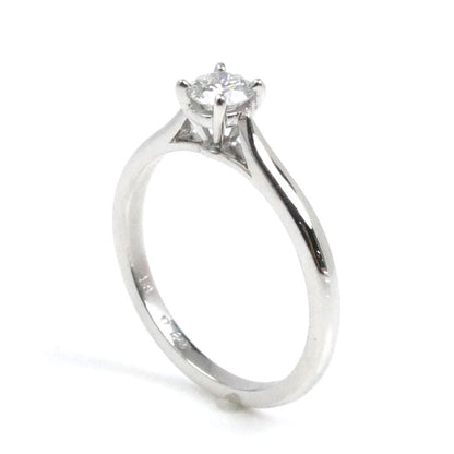 CARTIER カルティエ Pt950プラチナ ソリテール リング・指輪 N4135948 ダイヤモンド0.23ct 8号 48 2.7g レディース【中古】【美品】