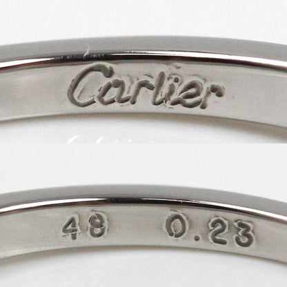 CARTIER カルティエ Pt950プラチナ ソリテール リング・指輪 N4135948 ダイヤモンド0.23ct 8号 48 2.7g レディース【中古】【美品】