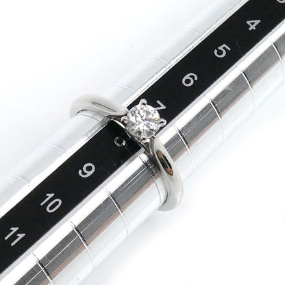 CARTIER カルティエ Pt950プラチナ ソリテール リング・指輪 N4135948 ダイヤモンド0.23ct 8号 48 2.7g レディース【中古】【美品】