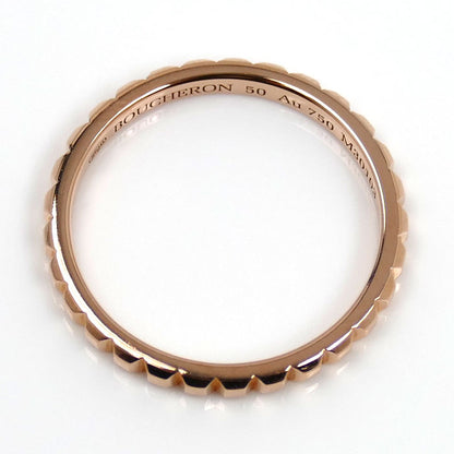 Boucheron ブシュロン K18PG ピンクゴールド キャトル クルドパリ スモール リング・指輪 JAL01164 10号 50 2.0g レディース【中古】