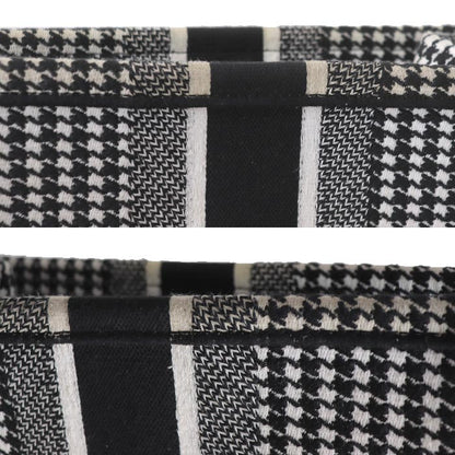 Dior ディオール ブックトート ミディアム トートバッグ ホワイト/ブラック M1296ZTQT_M911 千鳥格子 レディース【中古】