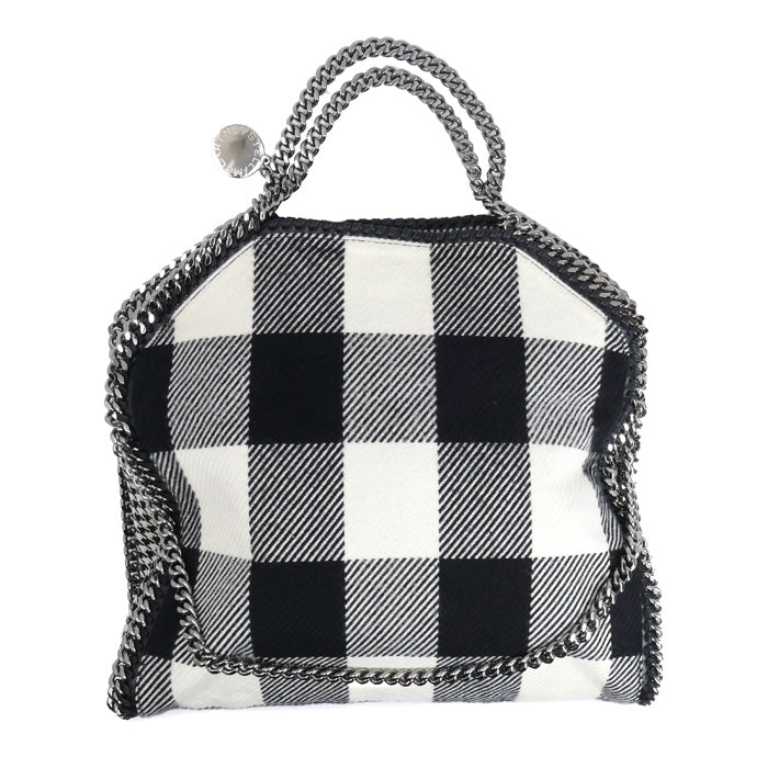 Stella McCartney ステラマッカートニー ファラベラ ショルダーバッグ ブラック/ホワイト 234387 W8056 レディース【中古】