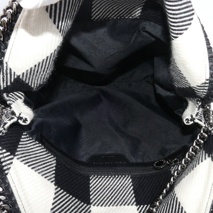 Stella McCartney ステラマッカートニー ファラベラ ショルダーバッグ ブラック/ホワイト 234387 W8056 レディース【中古】