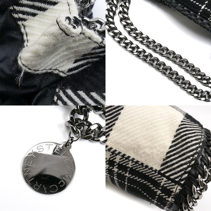 Stella McCartney ステラマッカートニー ファラベラ ショルダーバッグ ブラック/ホワイト 234387 W8056 レディース【中古】