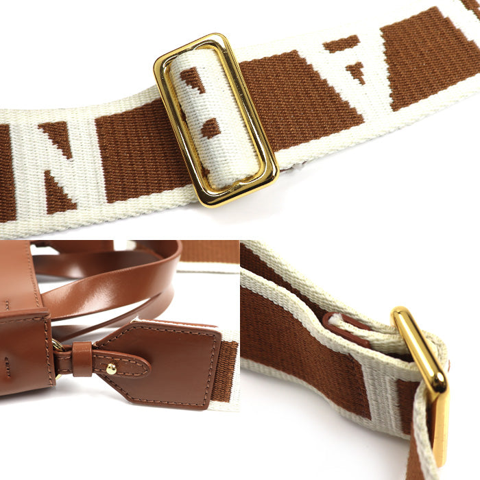 MARNI マルニ MUSEO ナノ 2Wayショルダーバッグ モカ SHMP0050U0LV63900M66 レディース【中古】【美品】