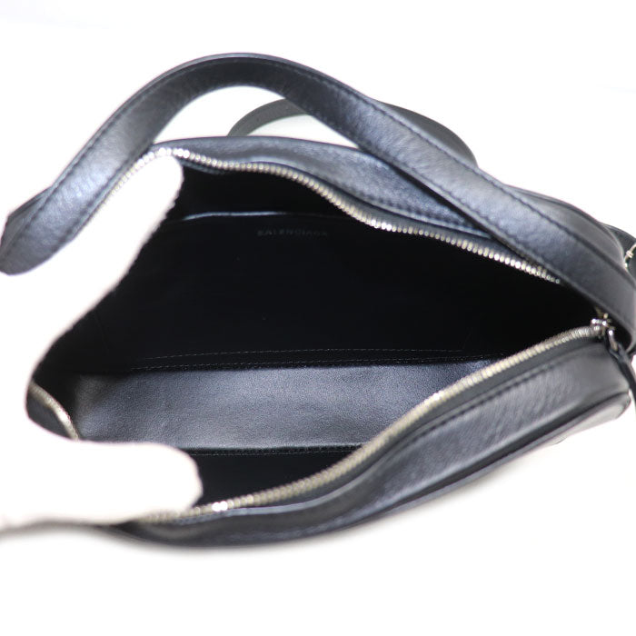 BALENCIAGA バレンシアガ エブリデイ スモール カメラバッグ 2Wayショルダーバッグ ブラック 608654 DLQ4N 1000 レディース【中古】