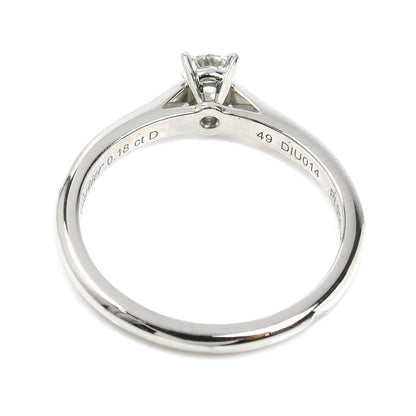 CARTIER カルティエ Pt950プラチナ ソリテール リング・指輪 ダイヤモンド0.18ct 9号 49 3.2g レディース【中古】【美品】