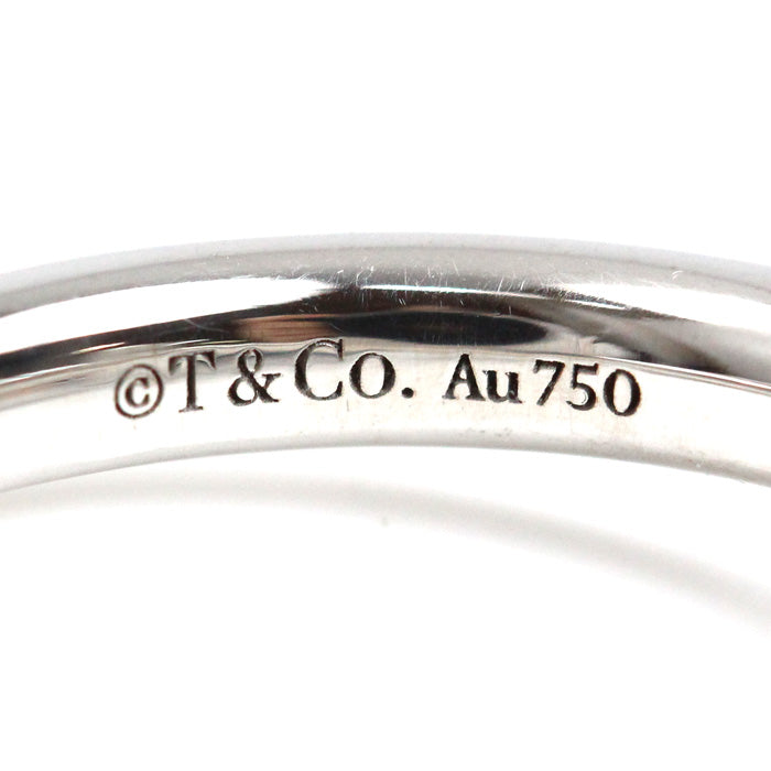 TIFFANY&Co. ティファニー K18WG ホワイトゴールド Tワン リング・指輪 69278159 9号 4.3g レディース【中古】【美品】