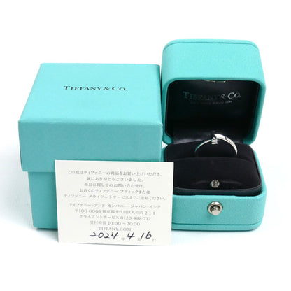 TIFFANY&Co. ティファニー K18WG ホワイトゴールド Tワン リング・指輪 69278159 9号 4.3g レディース【中古】【美品】