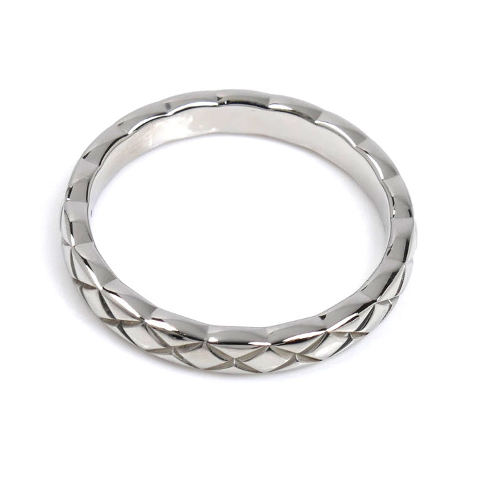CHANEL シャネル Pt950プラチナ ココ クラッシュ スモール 1Pダイヤ リング・指輪 J11354 ダイヤモンド 9.5号 50 4.1g レディース【中古】【美品】