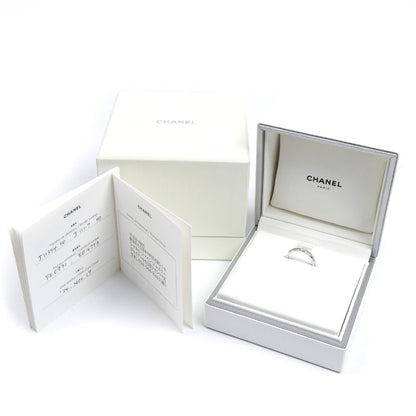 CHANEL シャネル Pt950プラチナ ココ クラッシュ スモール 1Pダイヤ リング・指輪 J11354 ダイヤモンド 9.5号 50 4.1g レディース【中古】【美品】