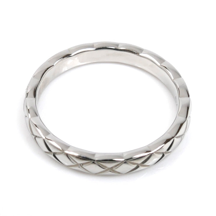 CHANEL シャネル Pt950プラチナ ココ クラッシュ スモール リング・指輪 J11117 9.5号 50 4.1g レディース【中古】【美品】