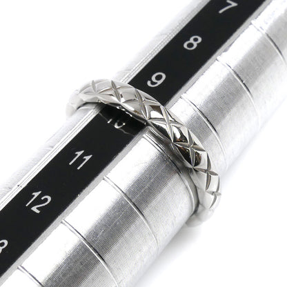 CHANEL シャネル Pt950プラチナ ココ クラッシュ スモール リング・指輪 J11117 9.5号 50 4.1g レディース【中古】【美品】