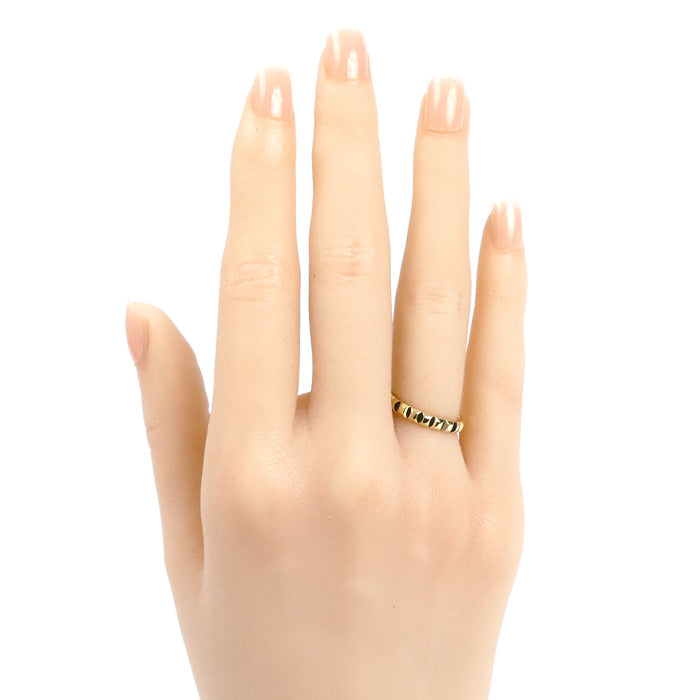 Boucheron ブシュロン K18YG イエローゴールド キャトル クルドパリ ミディアム リング・指輪 JAL00008 7号 47 3.2g レディース【中古】【美品】