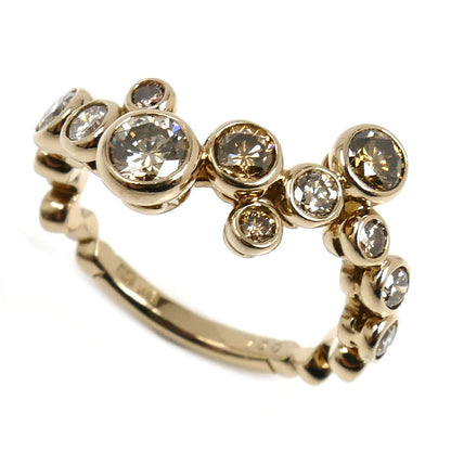 KASHIKEY K18BG ベゼル リング・指輪 BD085 ダイヤモンド1.00ct 11号 4.1g レディース【中古】