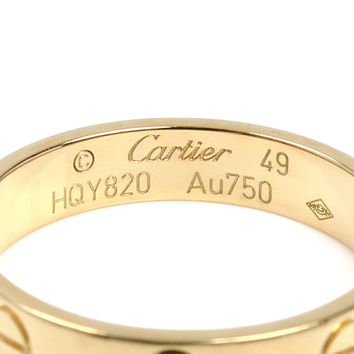 CARTIER カルティエ K18YG イエローゴールド ミニラブ リング・指輪 B4085049 9号 49 2.9g レディース【中古】【美品】