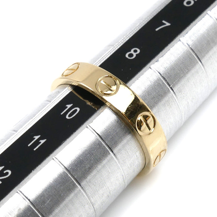 CARTIER カルティエ K18YG イエローゴールド ミニラブ リング・指輪 B4085049 9号 49 2.9g レディース【中古】【美品】