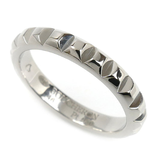 Boucheron ブシュロン Pt950プラチナ キャトル クルドパリ ミディアム リング・指輪 JAL00109 6号 46 4.0g レディース【中古】【美品】