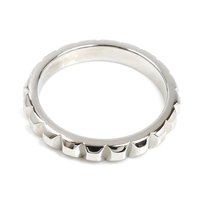 Boucheron ブシュロン Pt950プラチナ キャトル クルドパリ ミディアム リング・指輪 JAL00109 6号 46 4.0g レディース【中古】【美品】
