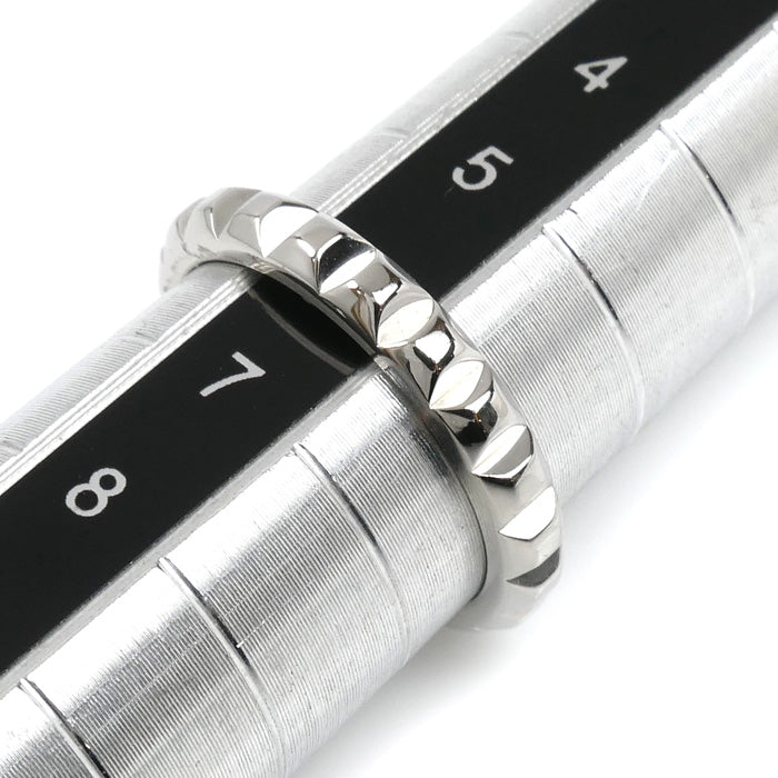 Boucheron ブシュロン Pt950プラチナ キャトル クルドパリ ミディアム リング・指輪 JAL00109 6号 46 4.0g レディース【中古】【美品】