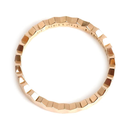 Chaumet ショーメ K18PG ピンクゴールド ビーマイラブ ハニカム リング・指輪 081931 9号 49 1.8g レディース【中古】【美品】