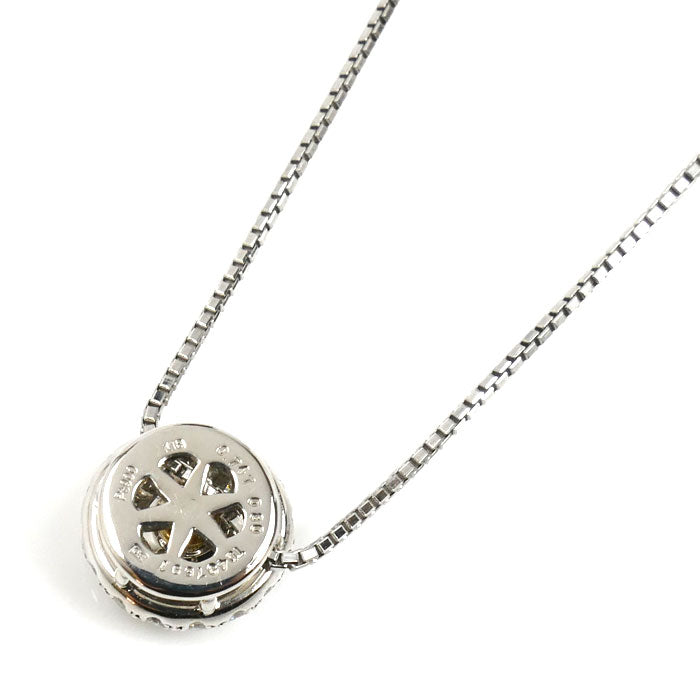 KASHIKEY Pt900プラチナ Pt850プラチナ K18 カシケイ モア ネックレス ダイヤモンド0.747ct/0.30ct 7.1g ～45cm フリーチェーン レディース【中古】
