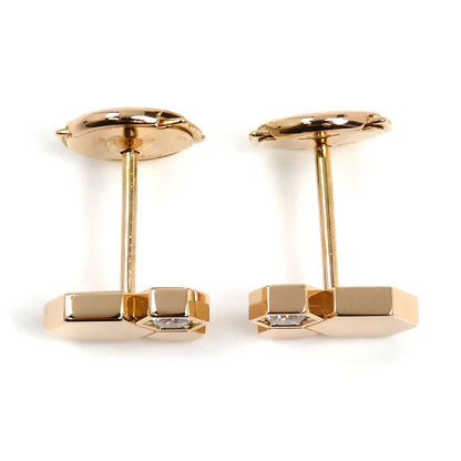 Chaumet ショーメ K18PG ピンクゴールド ビー ドゥ ショーメ ピアス 083985 ダイヤモンド 3.3g レディース【中古】