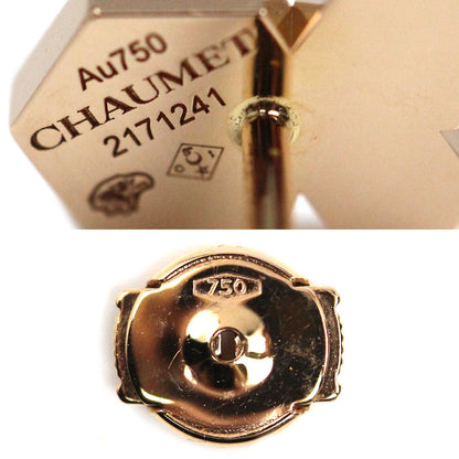 Chaumet ショーメ K18PG ピンクゴールド ビー ドゥ ショーメ ピアス 083985 ダイヤモンド 3.3g レディース【中古】