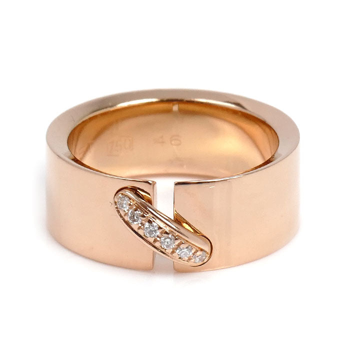Chaumet ショーメ K18PG ピンクゴールド リアン エヴィダンス リング・指輪 ダイヤモンド 6号 46 8.1g レディース【中古】