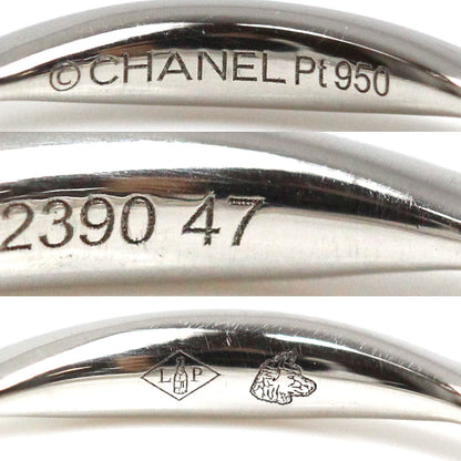 CHANEL シャネル Pt950プラチナ カメリア リング・指輪 J10667 7号 47 2.4g レディース【中古】【美品】