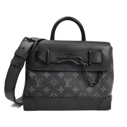 LOUIS VUITTON ルイ・ヴィトン スティーマー PM 2Wayショルダーバッグ モノグラム･エクリプス ブラック M46953 IC メンズ【中古】