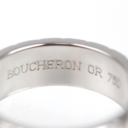 Boucheron ブシュロン K18WG ホワイトゴールド キャトル クルドパリ ポワントディアマン リング・指輪 6号 6.4g レディース【中古】【美品】