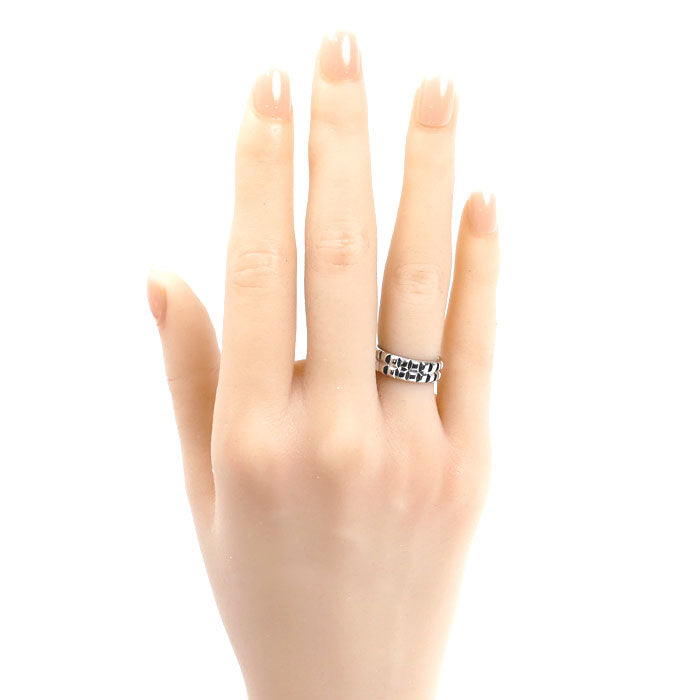 Boucheron ブシュロン K18WG ホワイトゴールド キャトル クルドパリ ポワントディアマン リング・指輪 5号 6.4g レディース【中古】【美品】